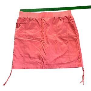Christopher & Banks Coral Skort Side Ties Pull On Womens 16